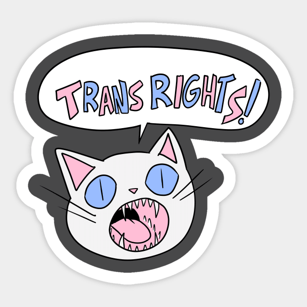 Trans Rights! Sticker by Kytri